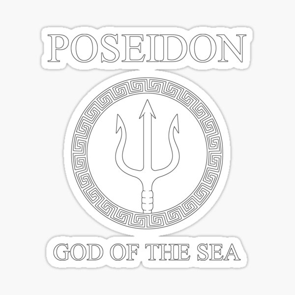 Item preview, Poseidon Greek God of the Sea designed and sold by Agema Apparel.