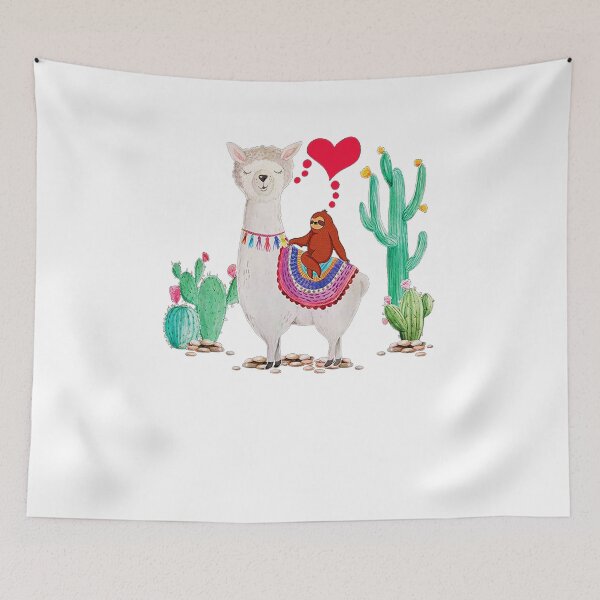 Item preview, Sloth Loves Llama designed and sold by whitneyiott9632.
