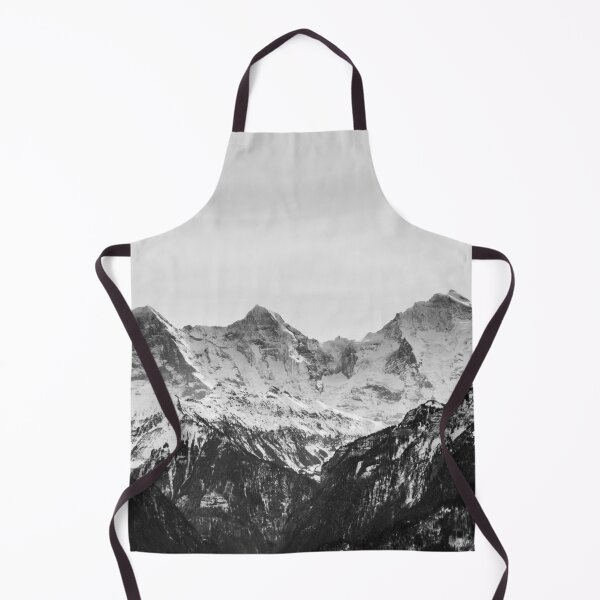 Item preview, Beatenberg, Switzerland - Black and white dark snow hills designed and sold by August-E.