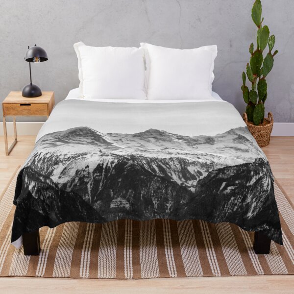 Item preview, Beatenberg, Switzerland - Black and white dark snow hills designed and sold by August-E.