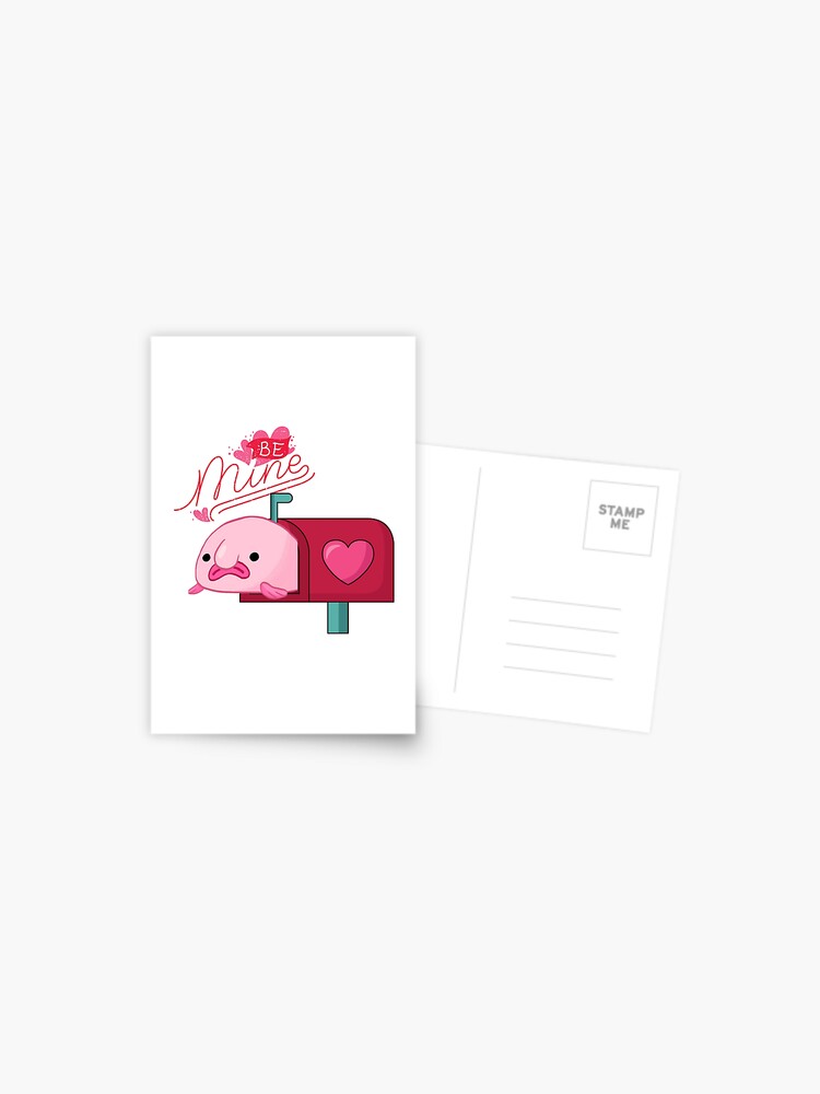 Funny Blobfish Gift Girls Boys Underwater Blobfish Postcard for Sale by  DSWShirts