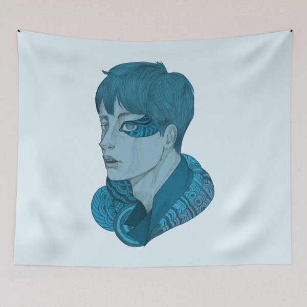 Item preview, Cool Intricate Pencil Drawing Boy designed and sold by papererwin.