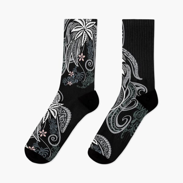 Item preview, Polynesian Tribal Threads Leaves And Turtles designed and sold by sunnthreads.