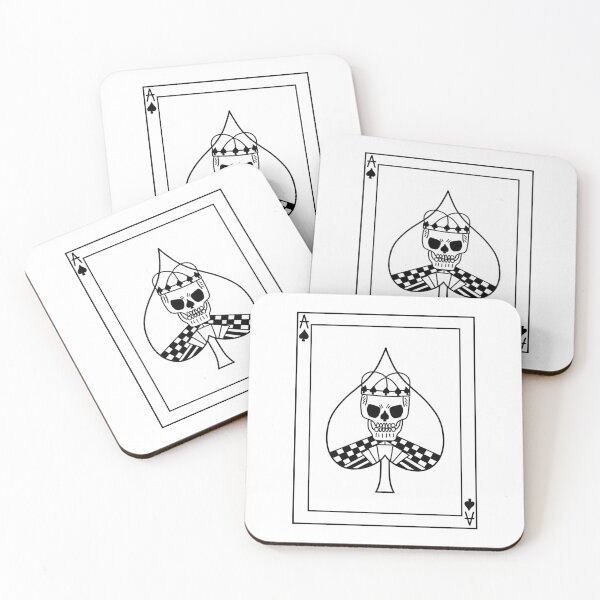 Item preview, Ace of Spades Skeleton Playing Card designed and sold by sspencerj.