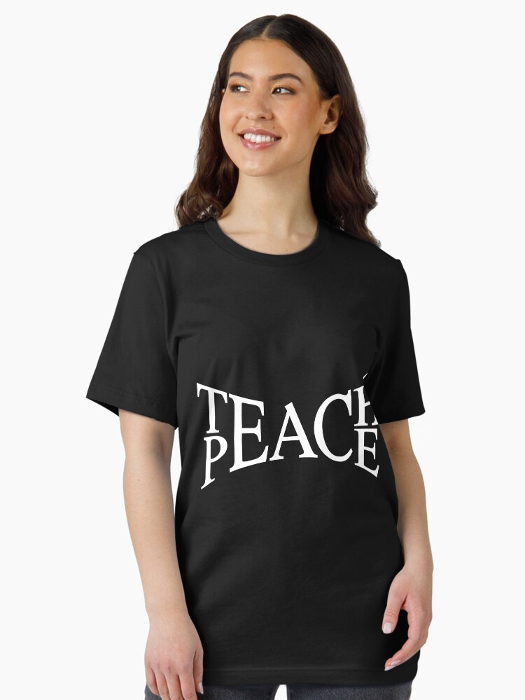 Thumbnail 2 von 7, Essential T-Shirt, Teach peace designt und verkauft von dynamitfrosch.