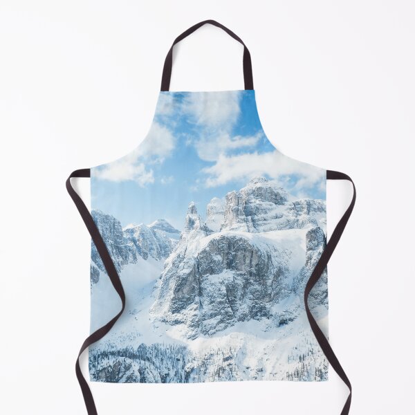 Aperçu de l'œuvre Montagne de saison de ski d'hiver blanc créée et vendue par Podmtp.