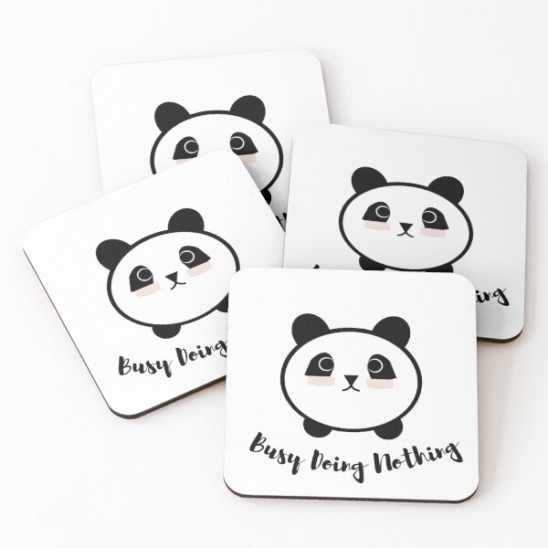 Item preview, -Busy Doing Nothing Panda- designed and sold by CSdoodles.