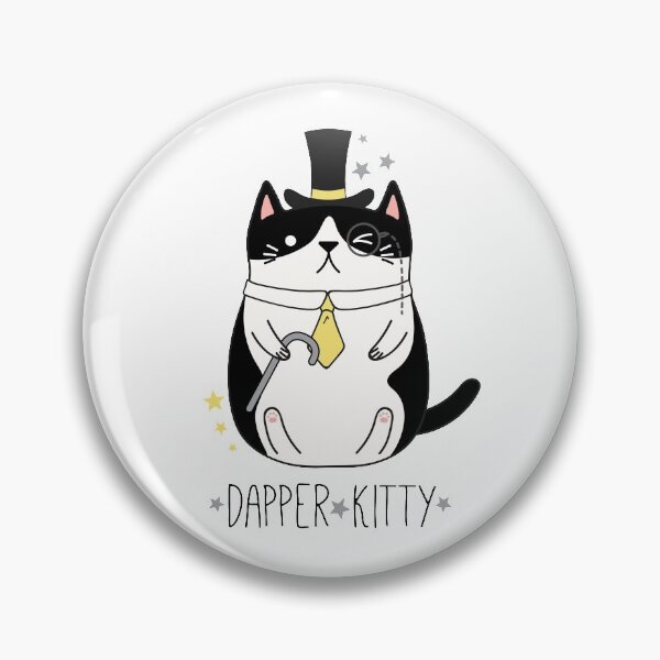 Aperçu de l'œuvre Dapper Kitty créée et vendue par DesignLabMedia.