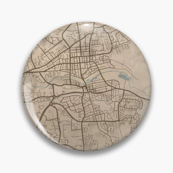 Item preview, Leamington Spa Sepia Map designed and sold by CPTVDesign.
