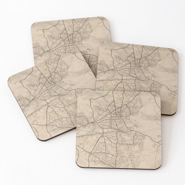 Item preview, Leamington Spa Sepia Map designed and sold by CPTVDesign.