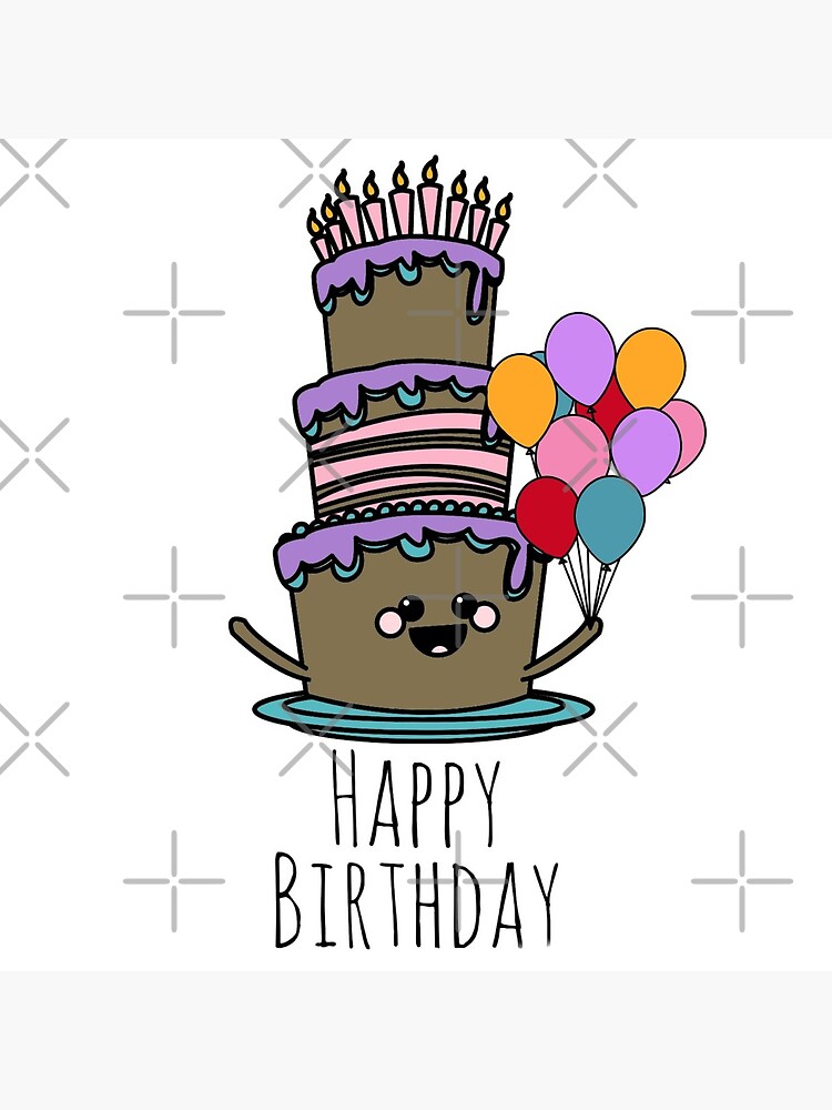 Happy Birthday. Cute Seamless Background With A Birthday Cake And Gifts  Royalty Free SVG, Cliparts, Vectors, and Stock Illustration. Image 27903379.
