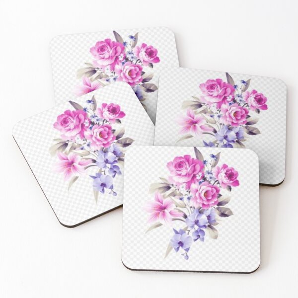 Item preview, Pink and Blue Floral Designs designed and sold by cindyfordyce.