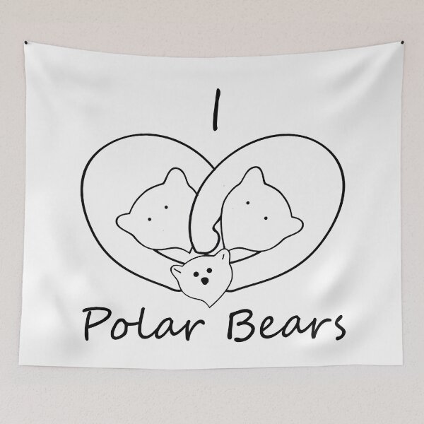 Item preview, I Love Polar Bears designed and sold by Mrspink16.