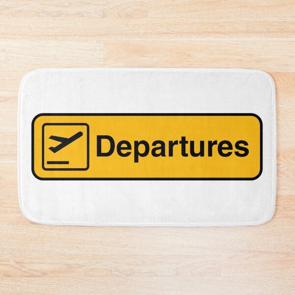 Item preview, Departures Airport Sign designed and sold by fromthereco.