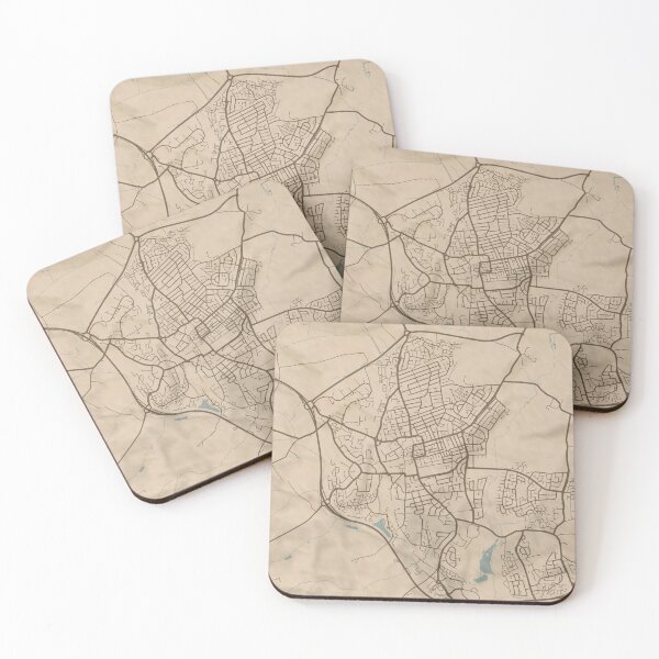 Item preview, Kettering Sepia Map designed and sold by CPTVDesign.
