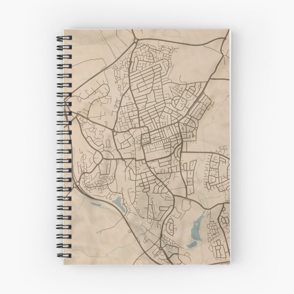 Item preview, Kettering Sepia Map designed and sold by CPTVDesign.