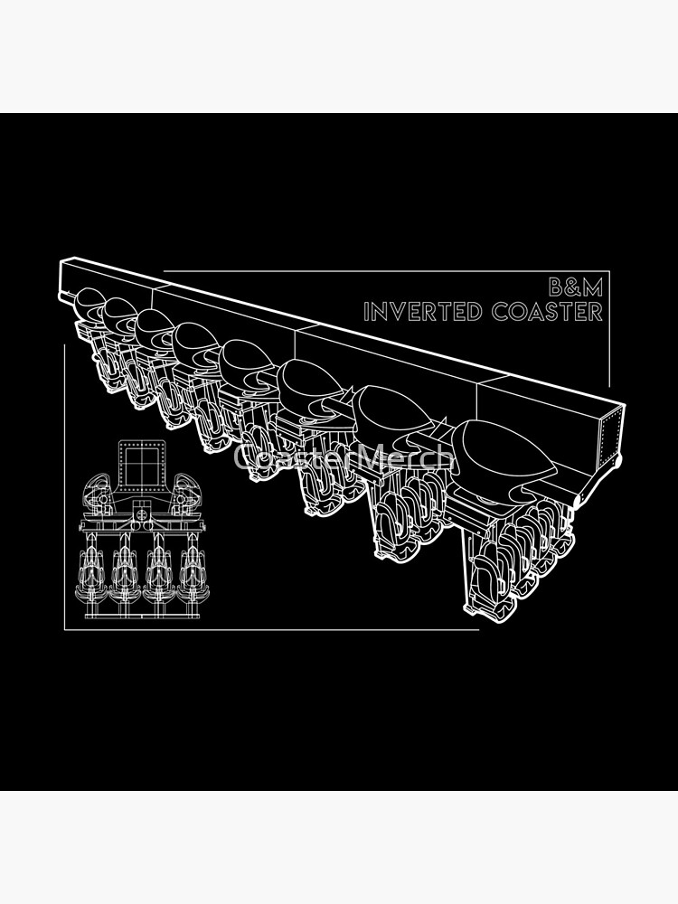 B M Inverted Coaster Blueprint Design