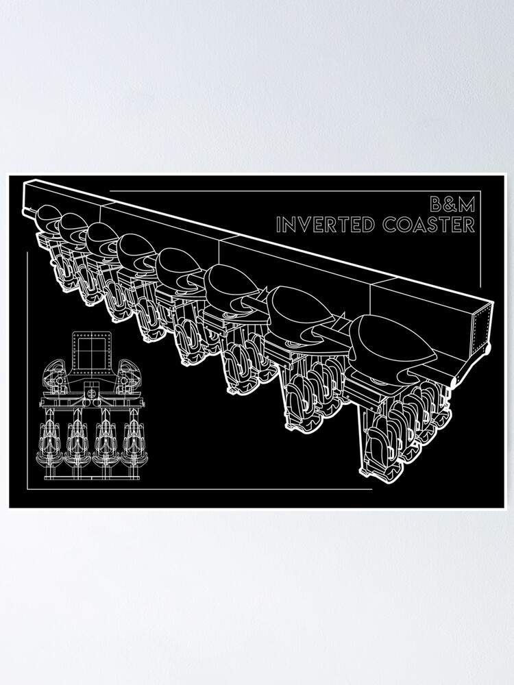 B M Inverted Coaster Blueprint Design