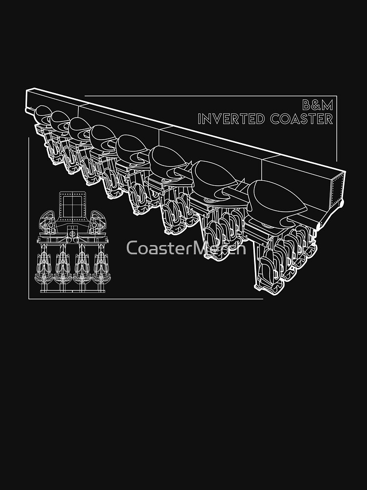 B&M Inverted Coaster Blueprint Design by CoasterMerch