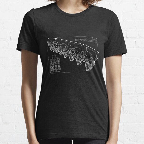 B&M Inverted Coaster Blueprint Design Essential T-Shirt