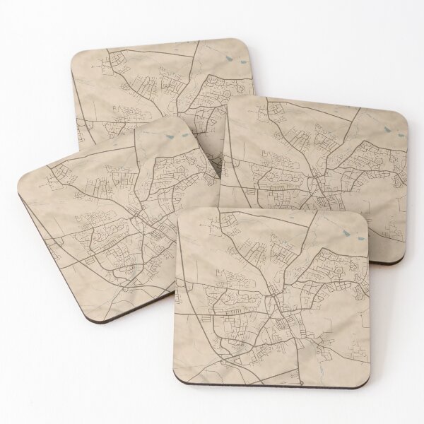 Item preview, Grantham Sepia Map designed and sold by CPTVDesign.