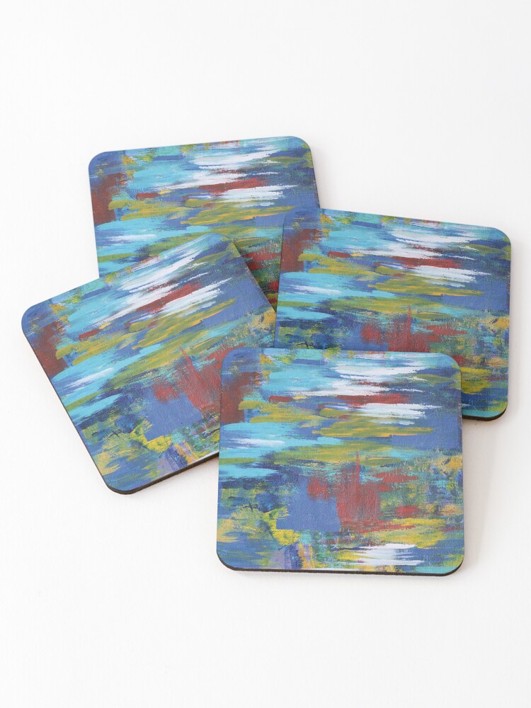 Thumbnail 1 of 5, Coasters (Set of 4), Abstract designed and sold by OpenSquare.