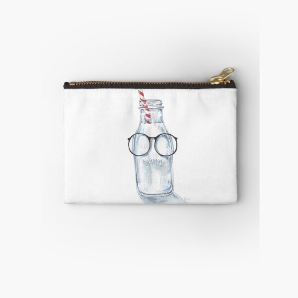 Item preview, Hipster Milk Bottle designed and sold by sarahvogelart.