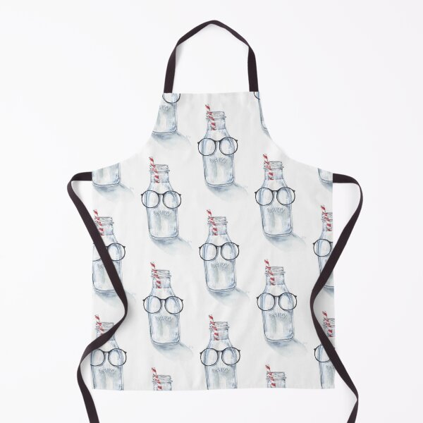Item preview, Hipster Milk Bottle designed and sold by sarahvogelart.