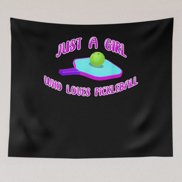 Item preview, Just A Girl Funny Pickleball Paddles Gift  designed and sold by aguilaro.