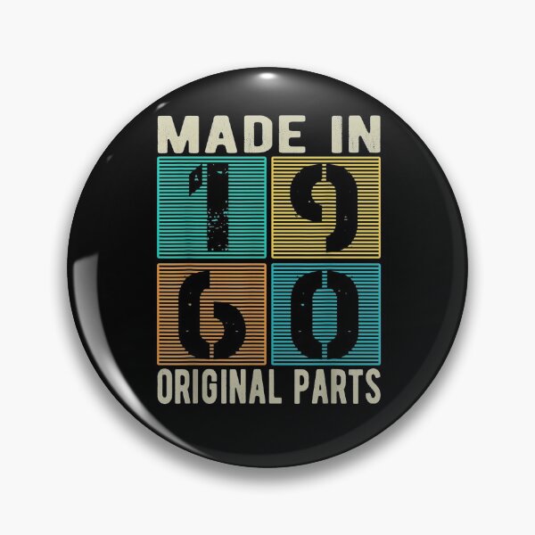 Item preview, Made In 1960 Vintage Retro Original Parts Born 1960 Birthday  designed and sold by aguilaro.