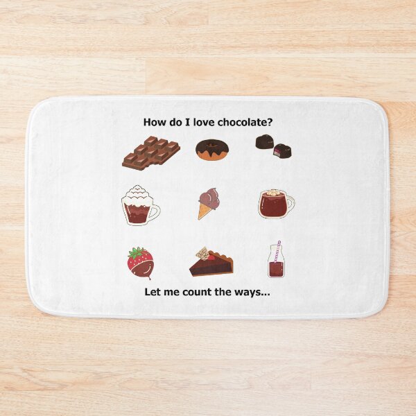 Item preview, How do I love chocolate? designed and sold by janraydesigns.