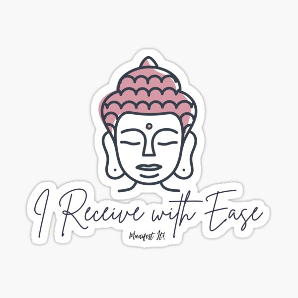Manifest It! Buddha Sticker