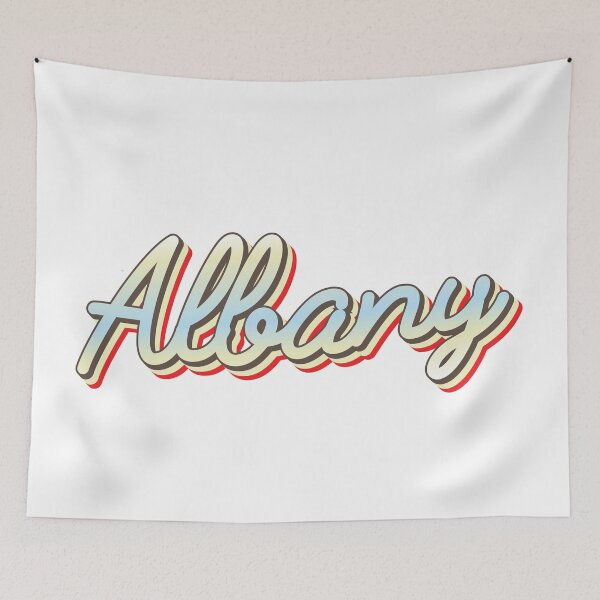 Item preview, Albany College Town Script 1 designed and sold by Lokalista.