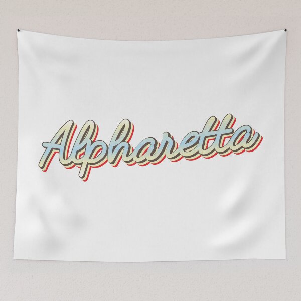 Item preview, Alpharetta College Town Script 1 designed and sold by Lokalista.