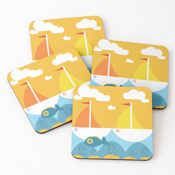 Item preview, Sunny Summerfeeling, two sailingboats designed and sold by marina63.