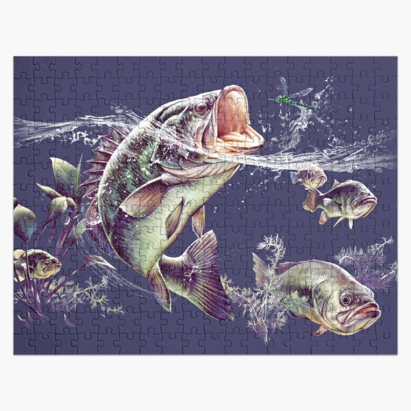 Bass  Jigsaw Puzzle for Sale by Salmoneggs