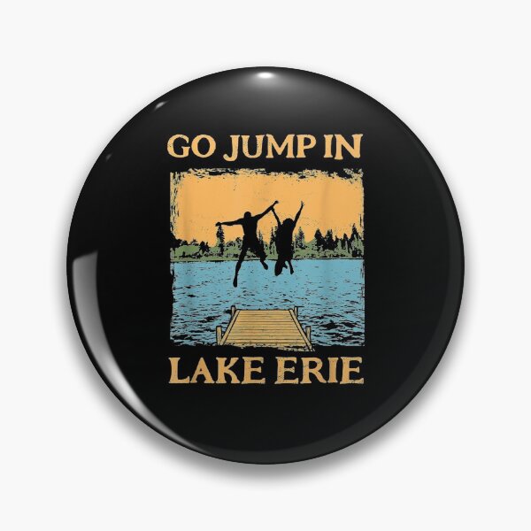 Item preview, Lake Erie Lake Life Go Jump In A Lake Swimming Vintage Swim  designed and sold by aguilaro.