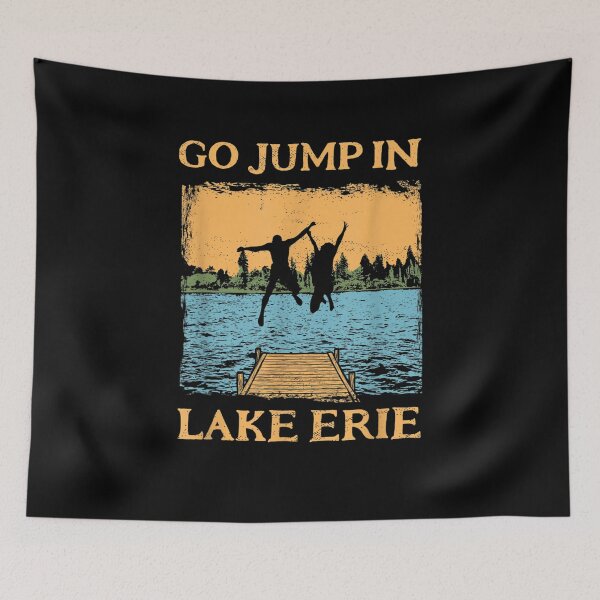 Item preview, Lake Erie Lake Life Go Jump In A Lake Swimming Vintage Swim  designed and sold by aguilaro.