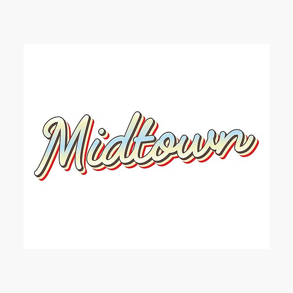 Item preview, Midtown College Town Script 1 designed and sold by Lokalista.