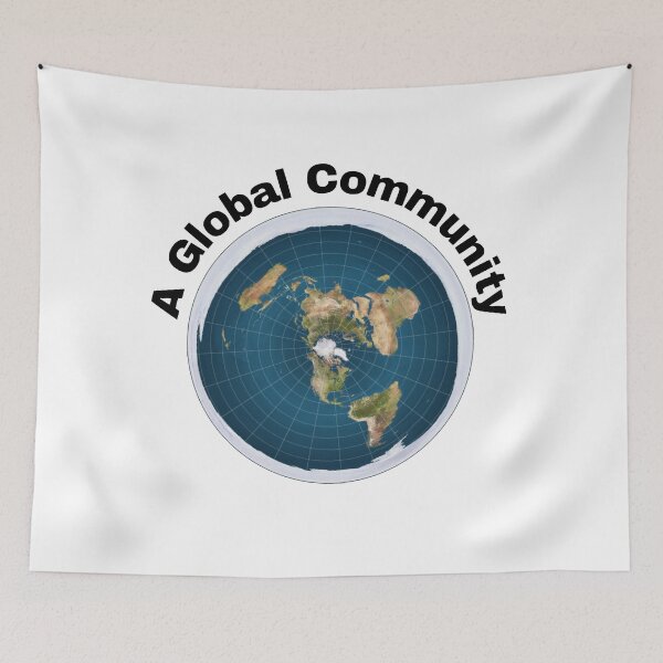 Item preview, Flat Earth  designed and sold by Preston Nguyen.