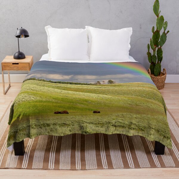 Artikelvorschau, Rainbow sky green field entworfen und verkauft von August-E.