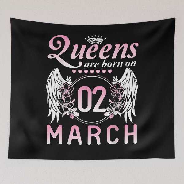 Item preview, Queens Are Born On 02 March Happy Birthday To Me You Mommy  designed and sold by aguilaro.