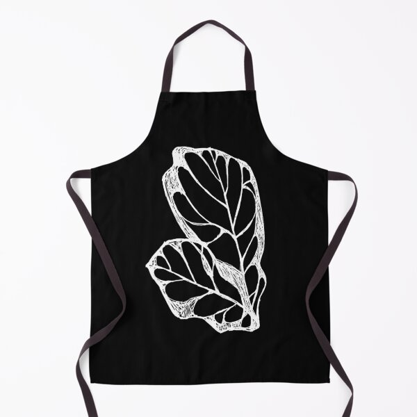 Item preview, Big Leaf, Black And White Plant Artwork designed and sold by badlydrawnbabe.