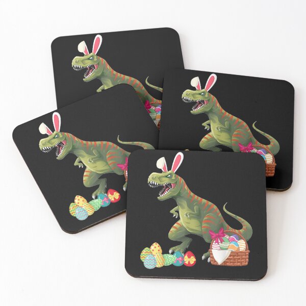 Item preview, Happy Easter T rex Wearing Bunny Ear T rex Lover Gifts  designed and sold by aguilaro.