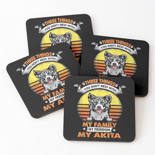 Item preview, Three Things You Don't Mess With Akita Funny Dog Lover Gift  designed and sold by aguilaro.