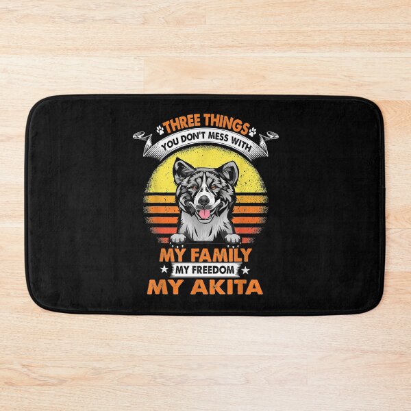 Item preview, Three Things You Don't Mess With Akita Funny Dog Lover Gift  designed and sold by aguilaro.
