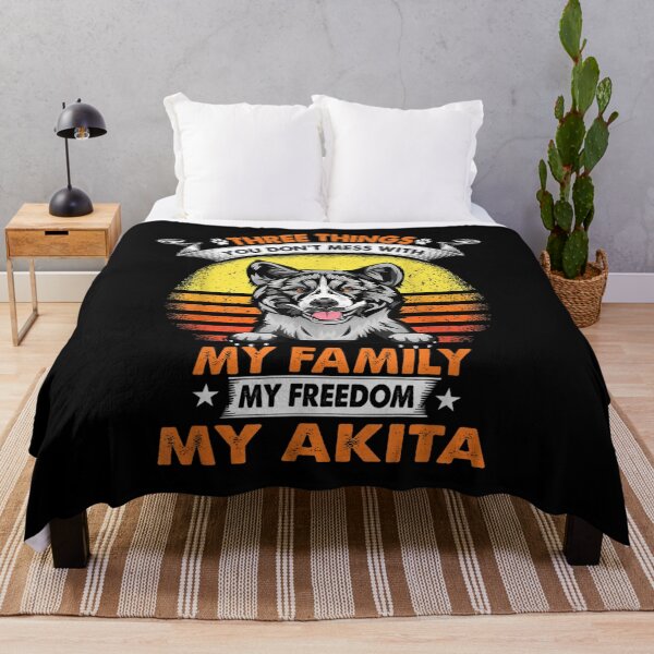 Item preview, Three Things You Don't Mess With Akita Funny Dog Lover Gift  designed and sold by aguilaro.