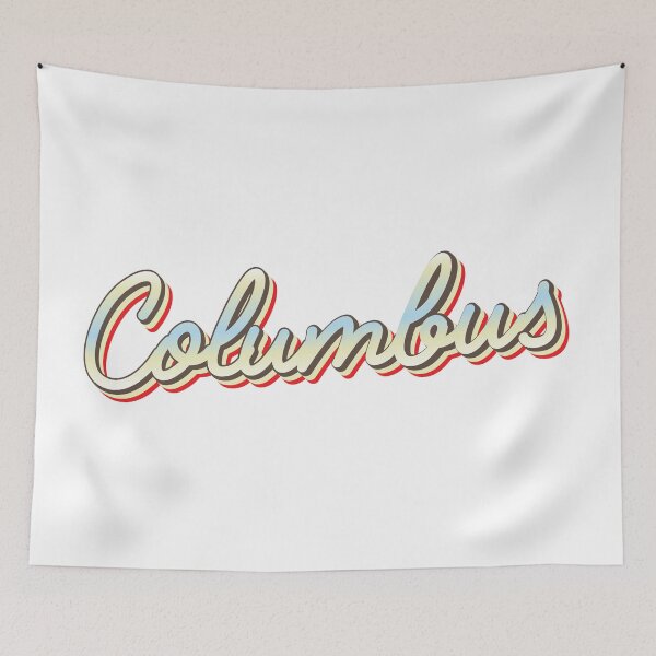 Item preview, Columbus College Town Script 1 designed and sold by Lokalista.