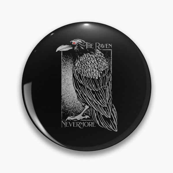 Item preview, Edgar Allan Poe The Raven Nevermore Distressed Gift  designed and sold by aguilaro.
