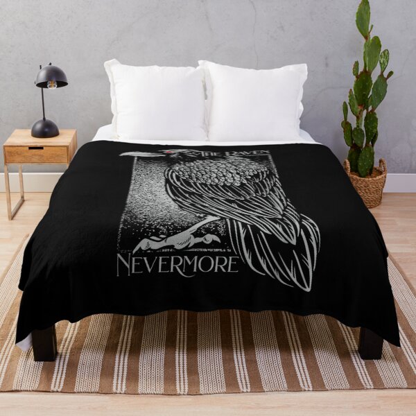 Item preview, Edgar Allan Poe The Raven Nevermore Distressed Gift  designed and sold by aguilaro.